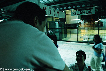 A hora da Partida em Santa Apolónia.